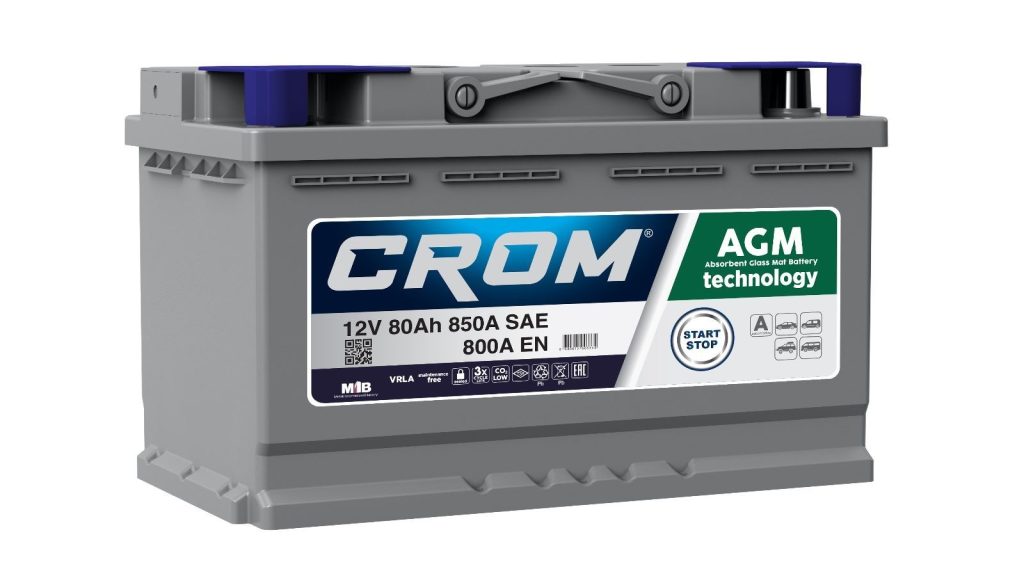 Crom EFB DIN80 Maintenance-Free Battery