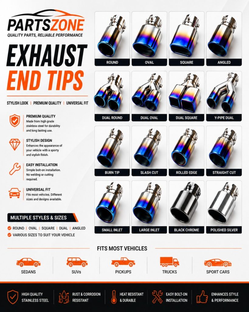 Exhaust End Tips