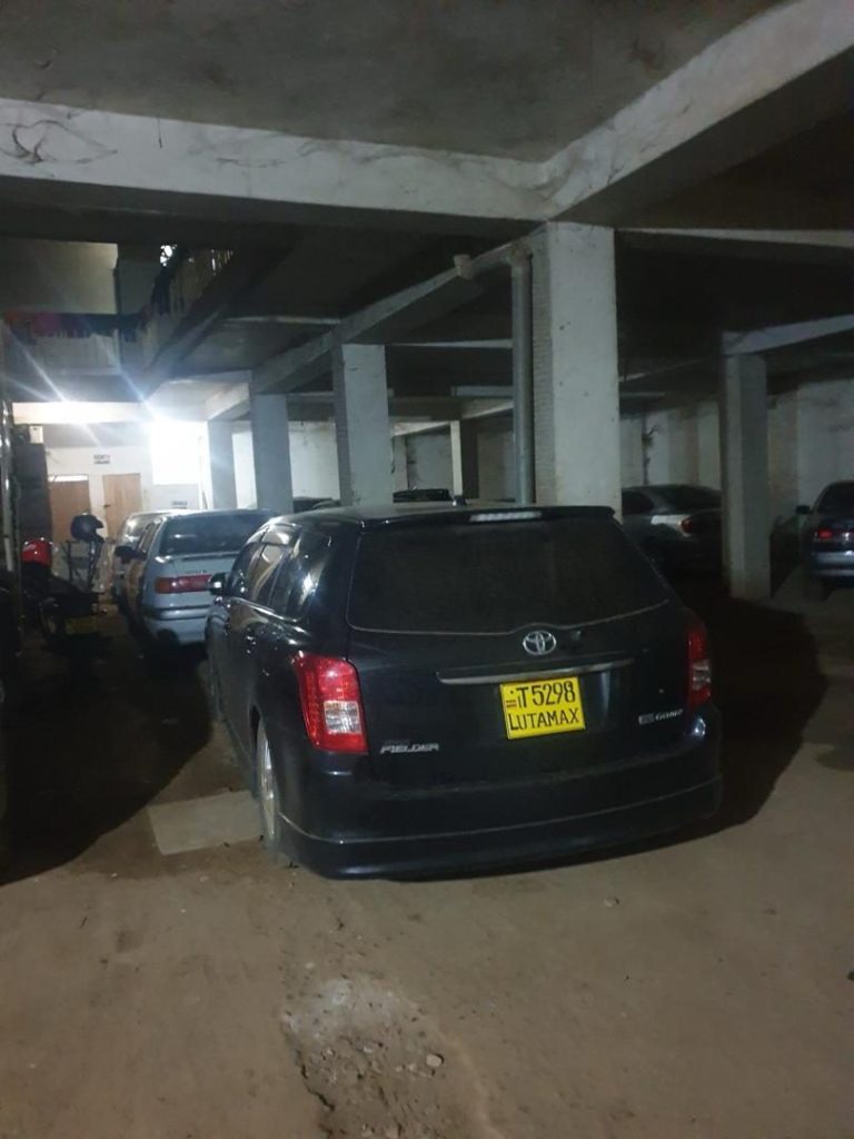 Toyota Corolla Fielder Black Rear